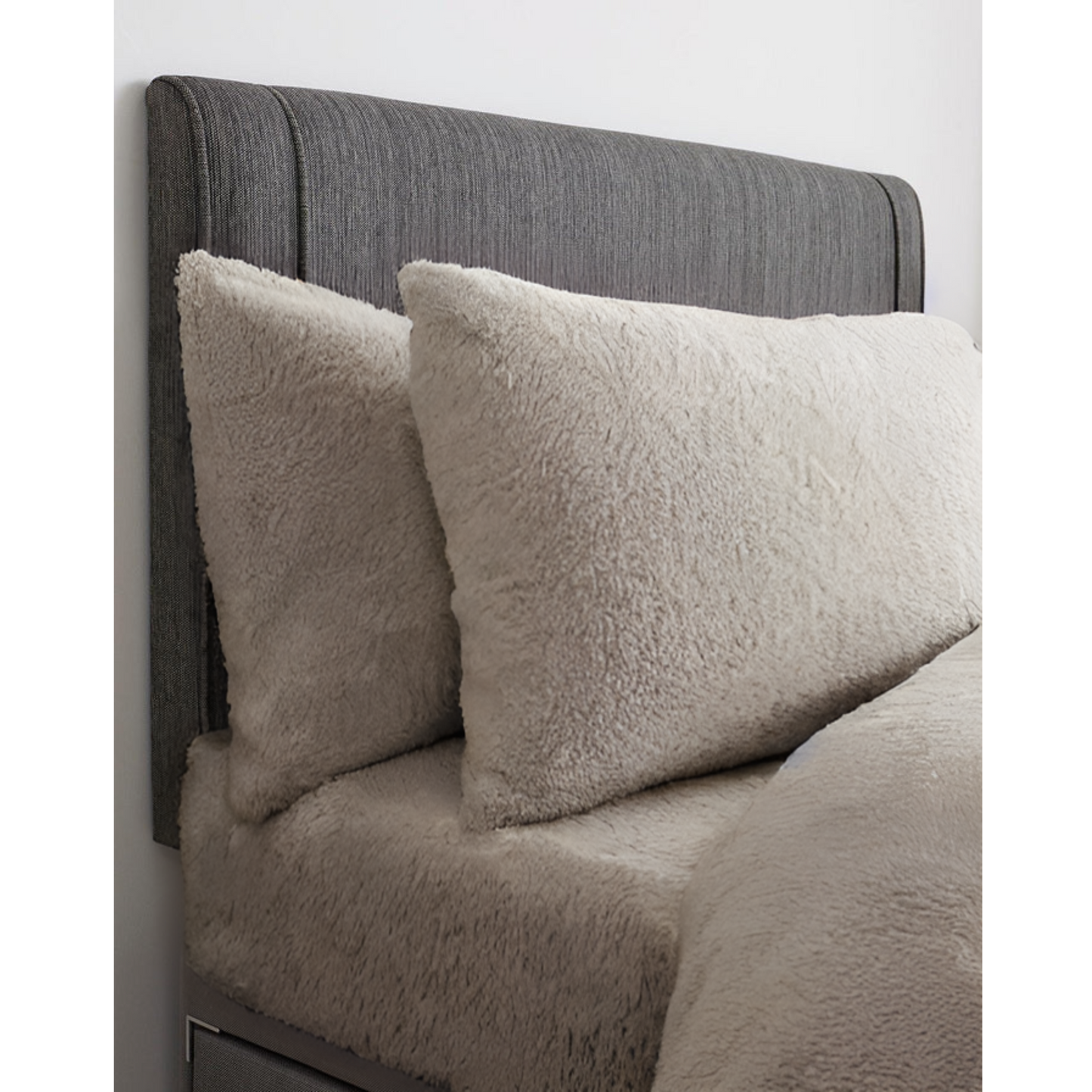 Luxury Teddy Fleece Pillowcase Pair