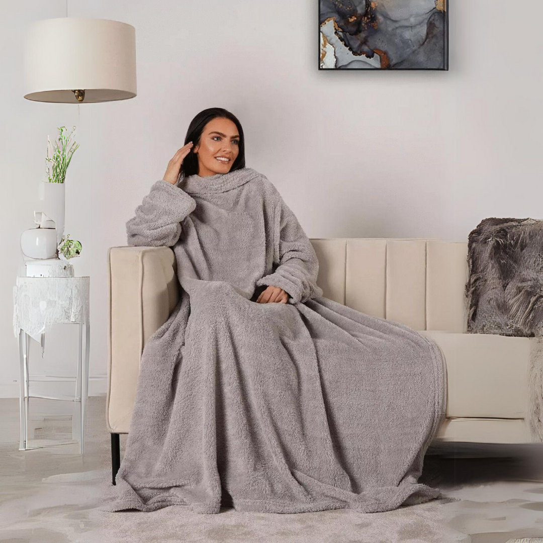 Tv blanket with sleeves hotsell