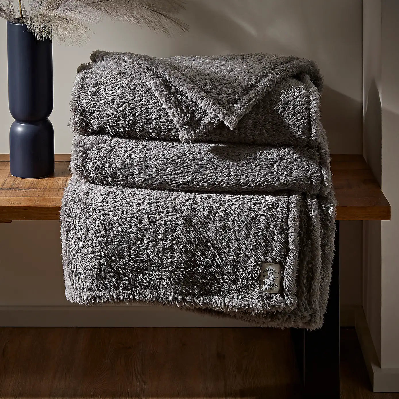 Sherpa Teddy Bear Throw