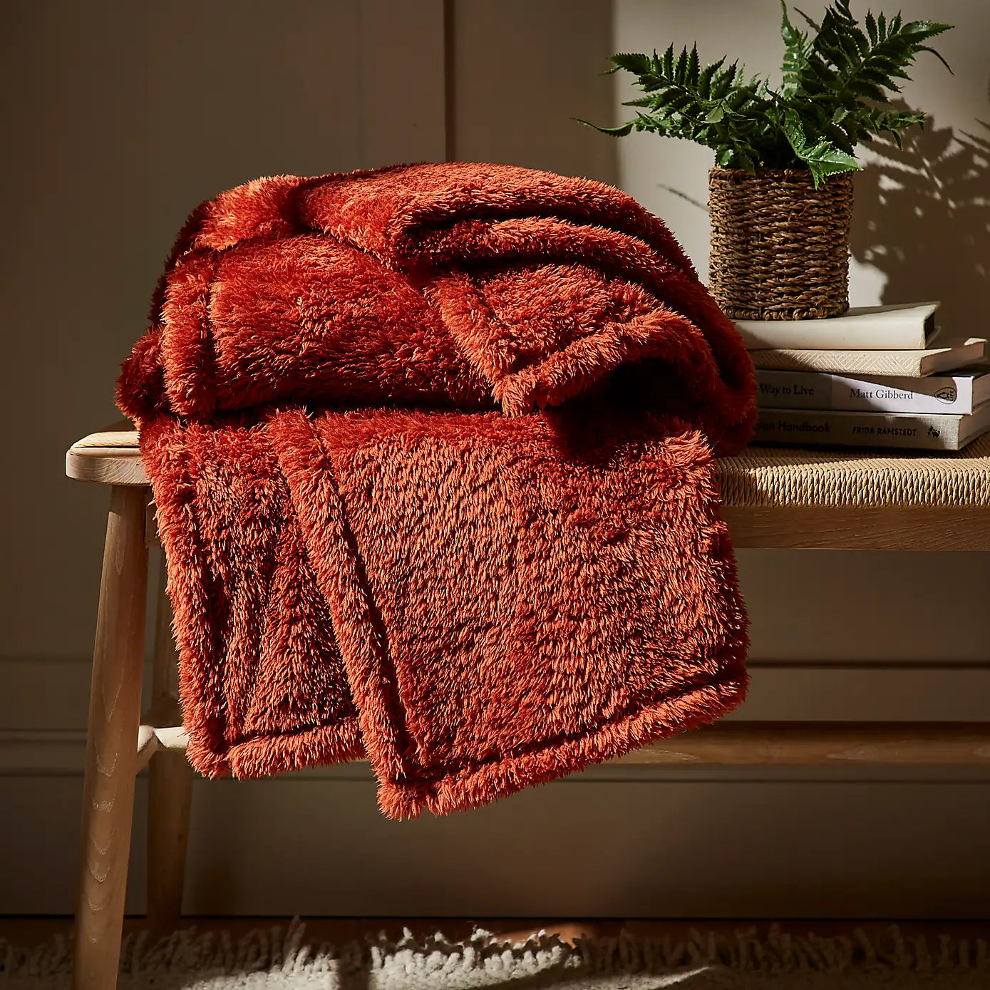 Sherpa Teddy Bear Throw