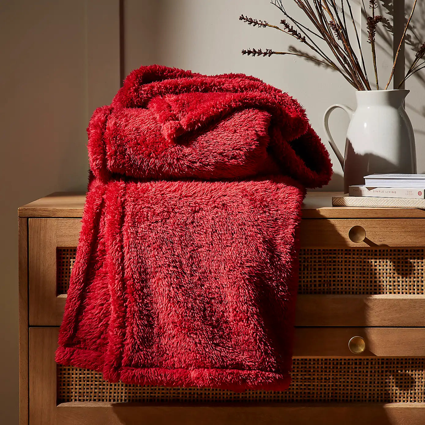 Sherpa Teddy Bear Throw