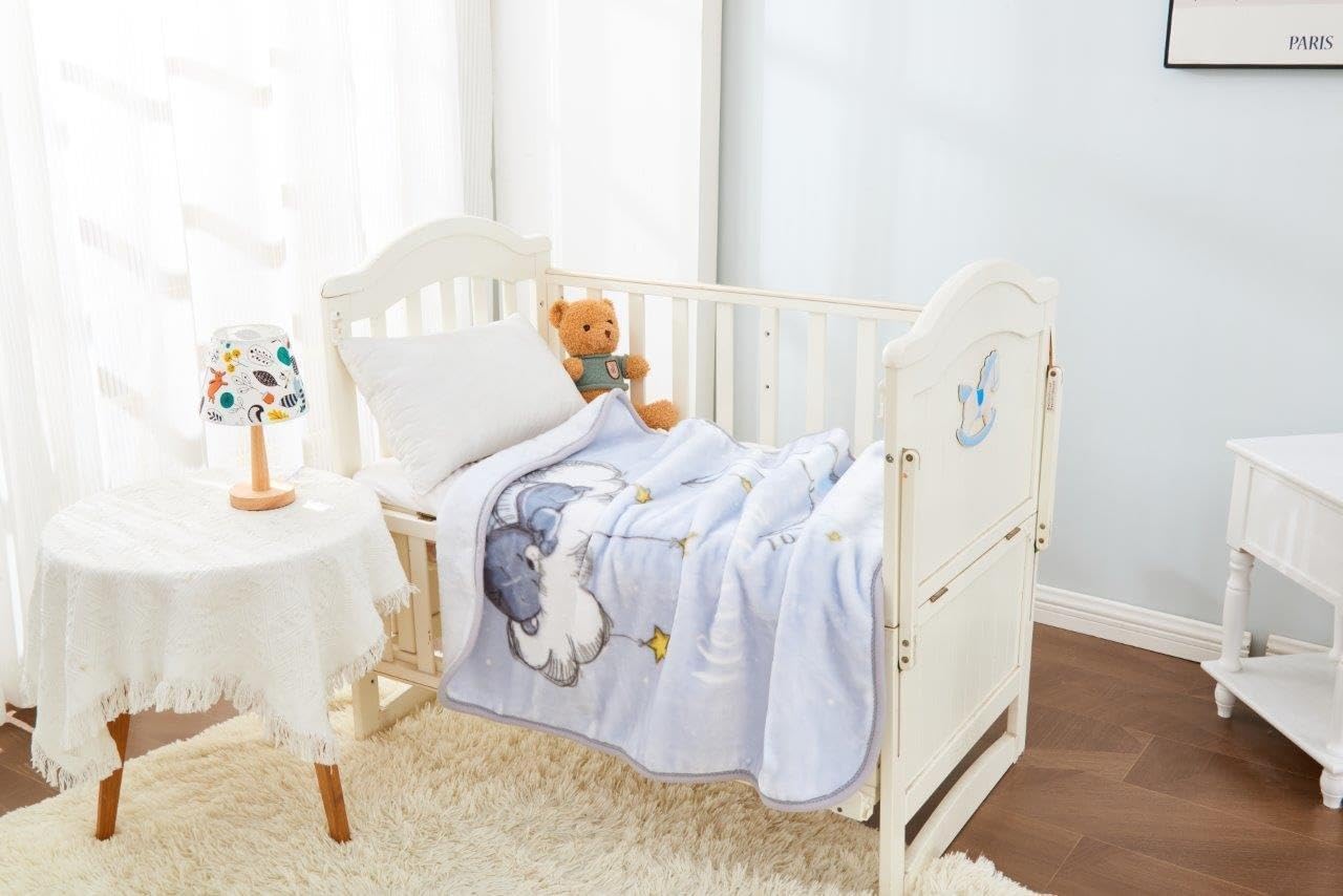 Teddy Bear Love Soft Fleece Baby Blanket