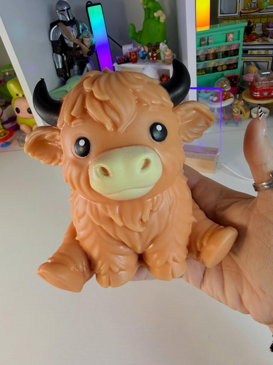 *NEW* Jumbo Squishy Highland Cow