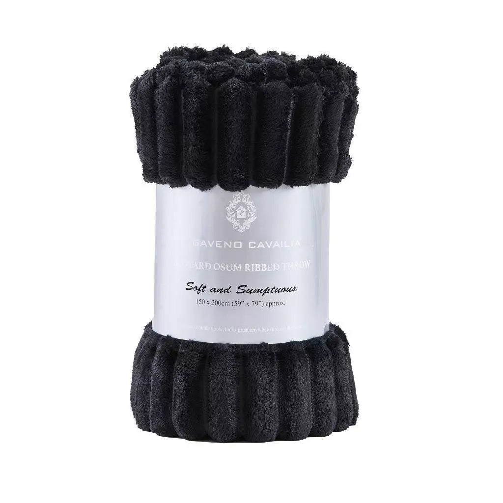 Luxury Jumbo Chunky Cord Velvet Throw