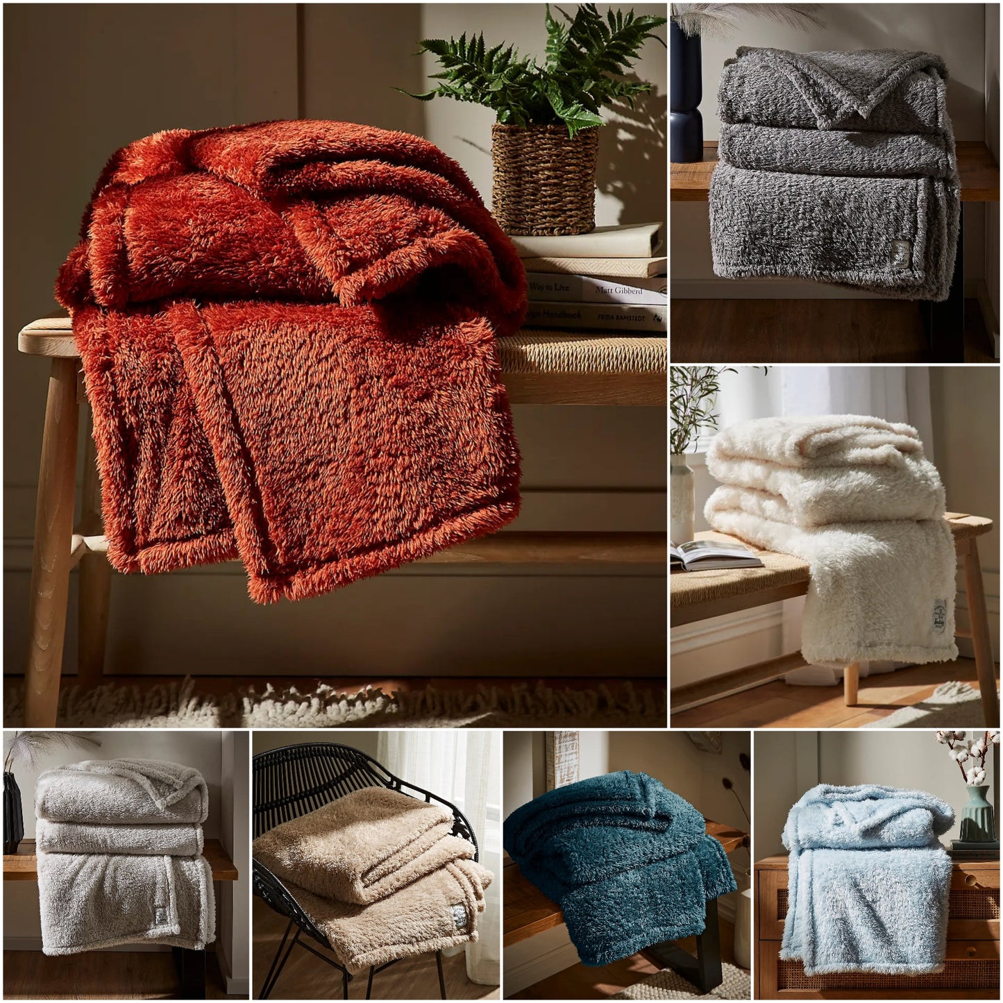 Sherpa Teddy Bear Throw