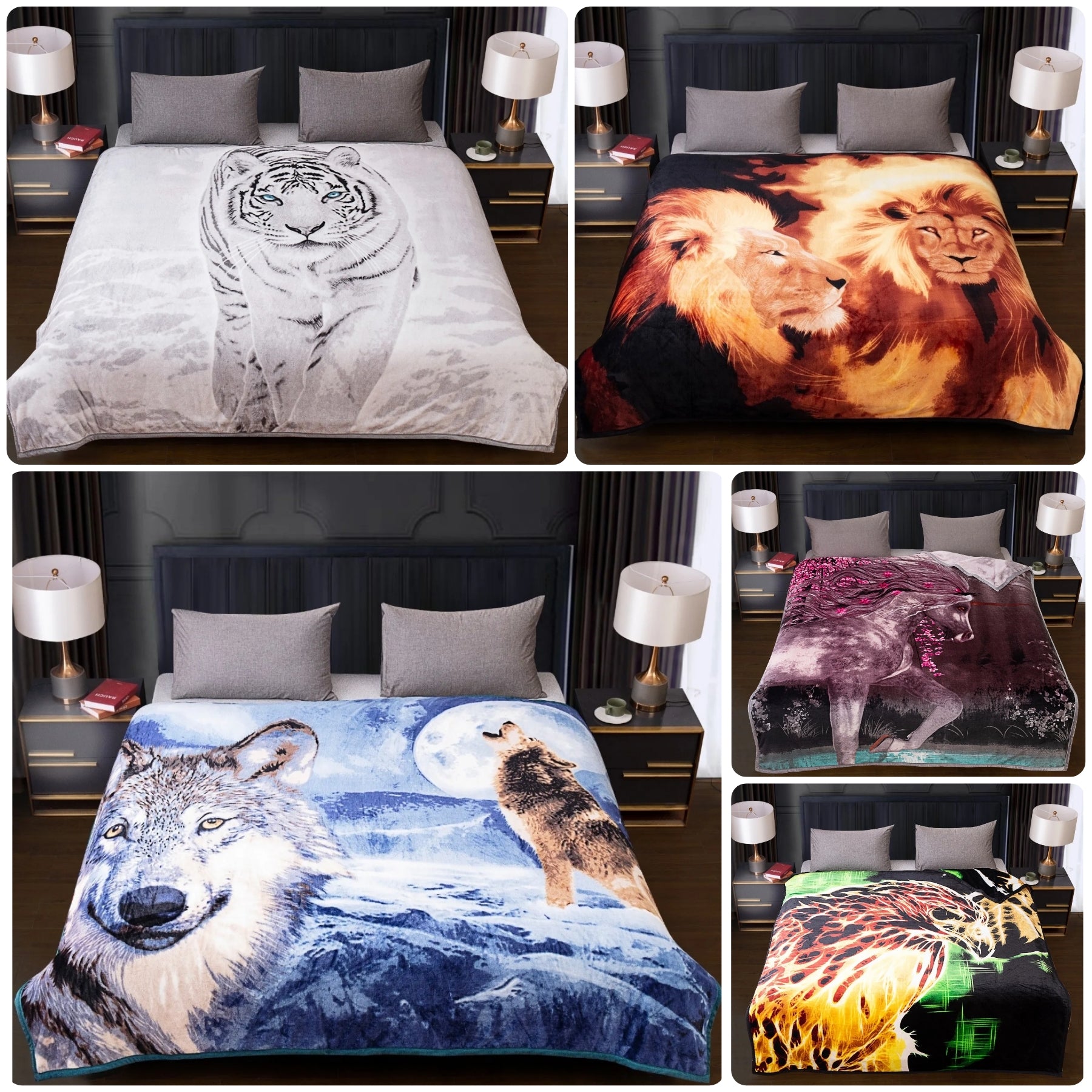 Super Soft Fleece Animal Blanket