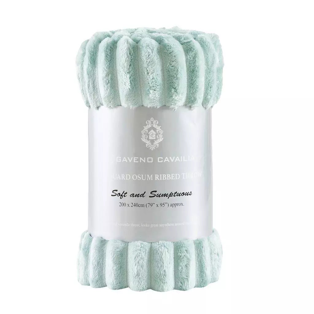 Luxury Jumbo Chunky Cord Velvet Throw