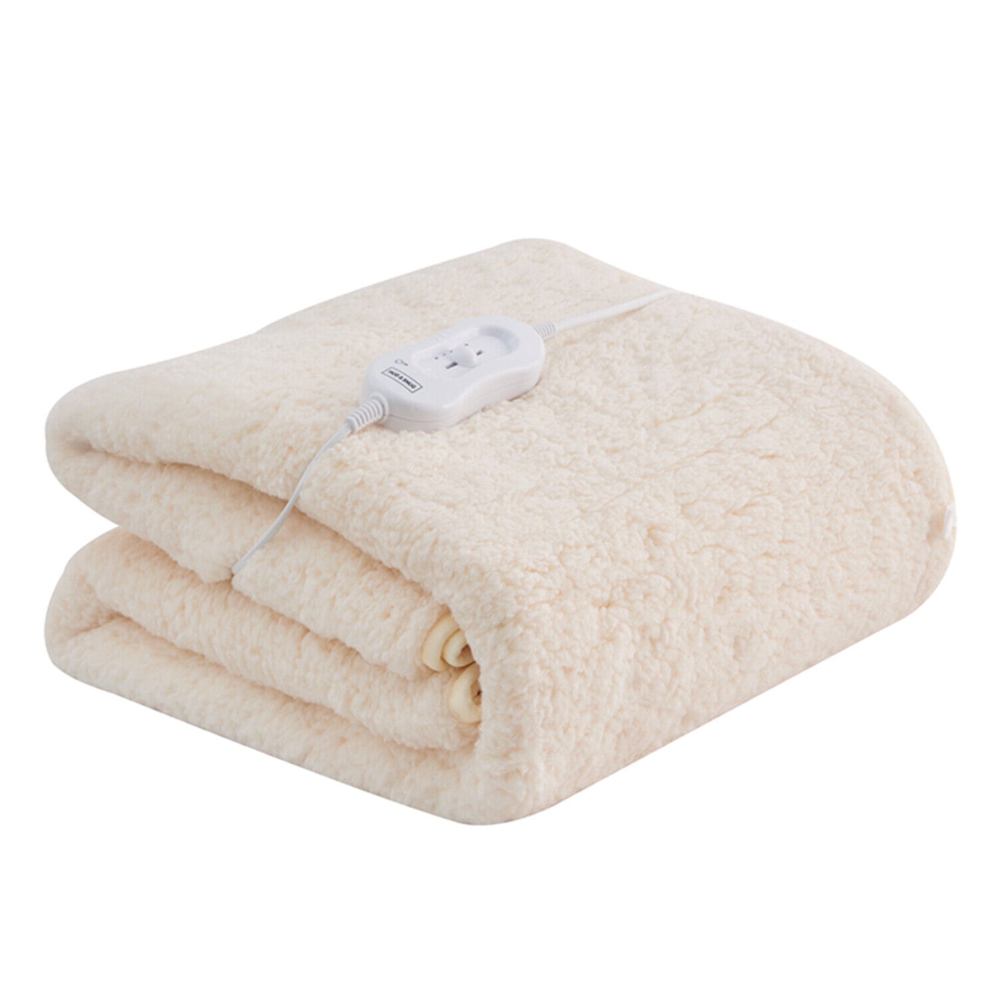 Teddy Fleece Electric Heated Comfort Control Under Blanket