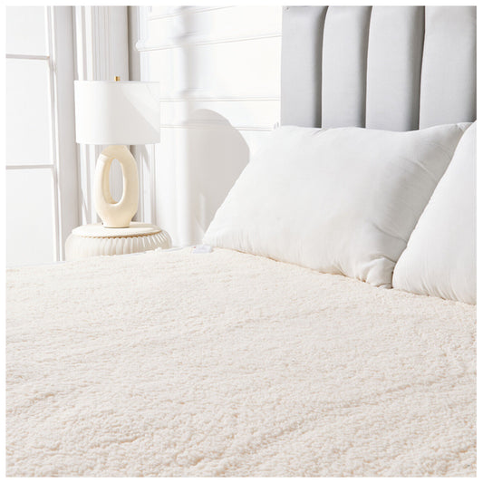Teddy Fleece Electric Heated Comfort Control Under Blanket