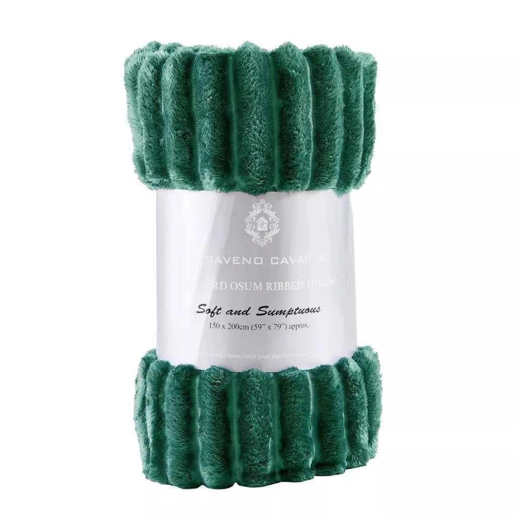 Luxury Jumbo Chunky Cord Velvet Throw