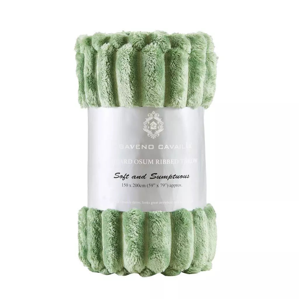Luxury Jumbo Chunky Cord Velvet Throw