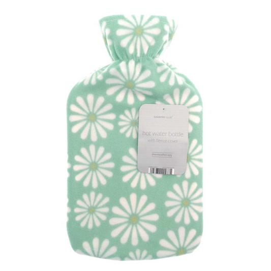 2L Hot Water Bottle with Fleece Cover
