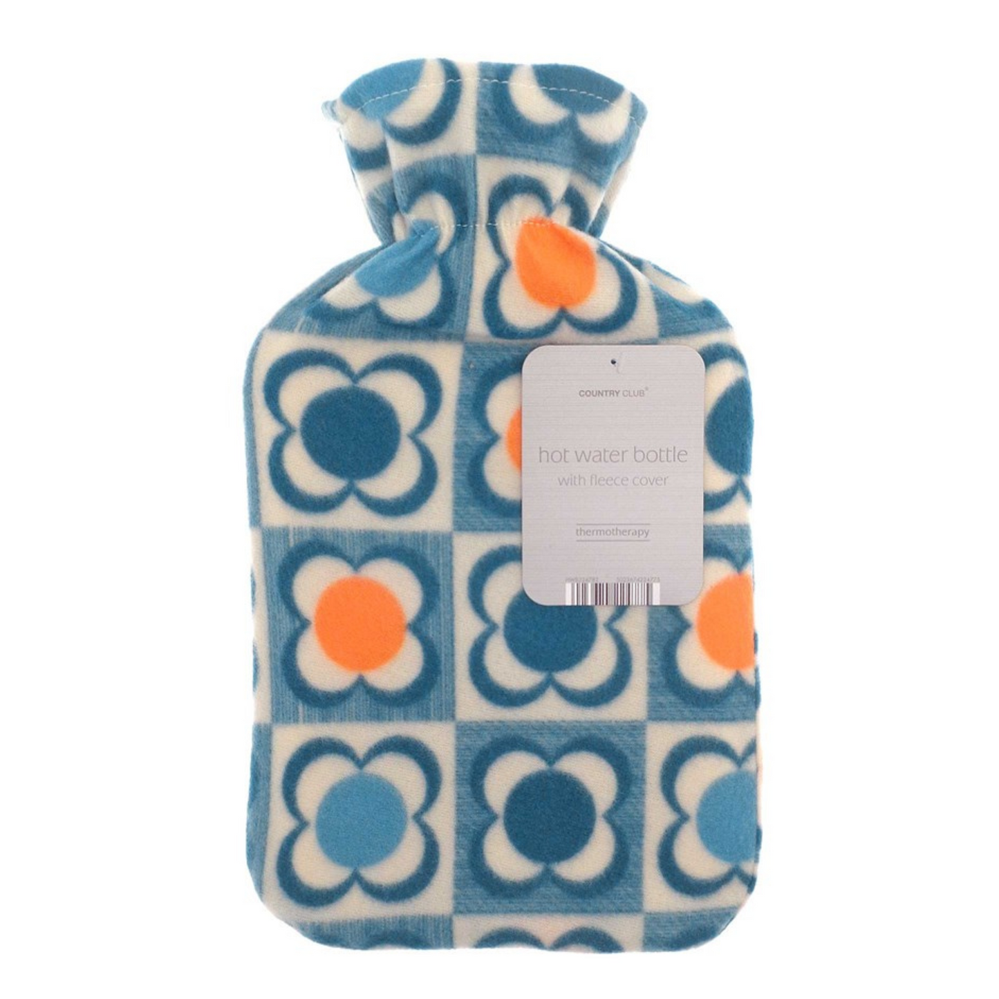 2L Hot Water Bottle with Fleece Cover