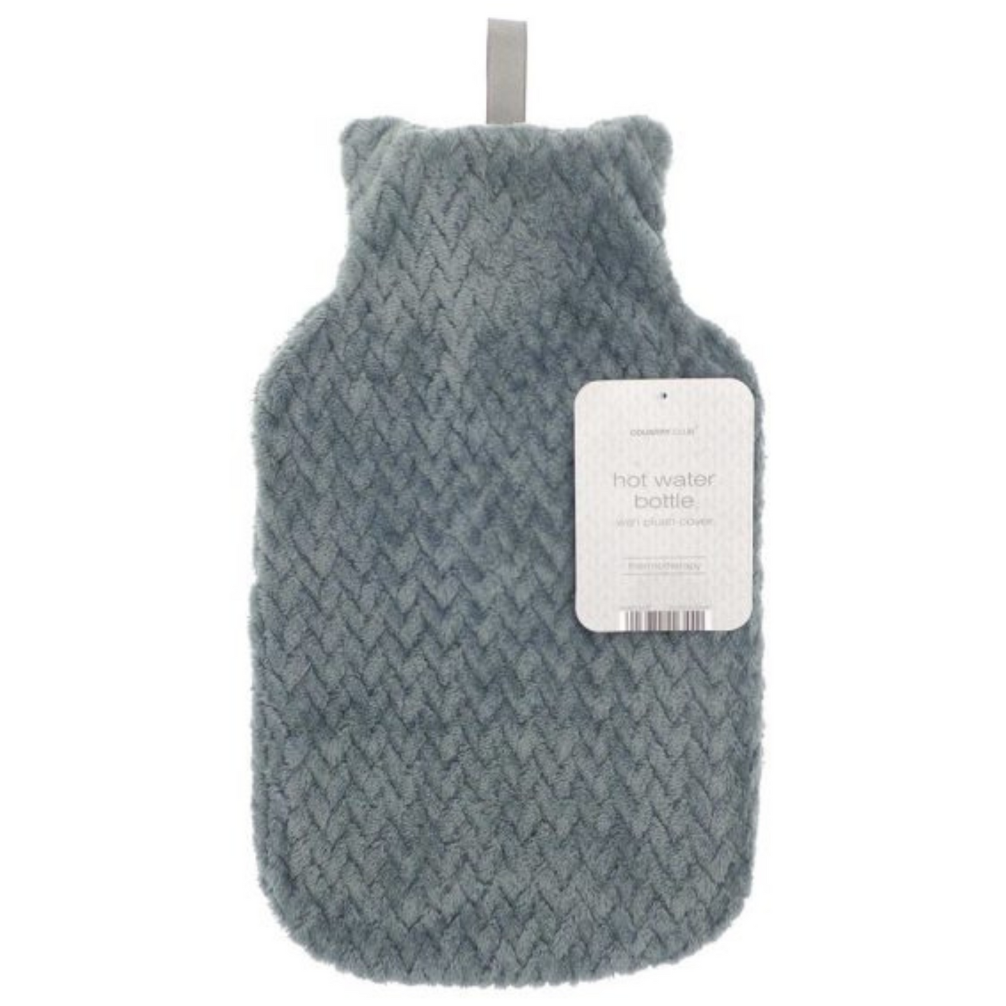 2L Hot Water Bottle with Soft Plush Cover