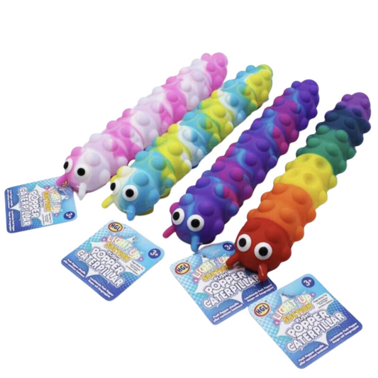 3D Light Up Suction Caterpillar Fidget Toy