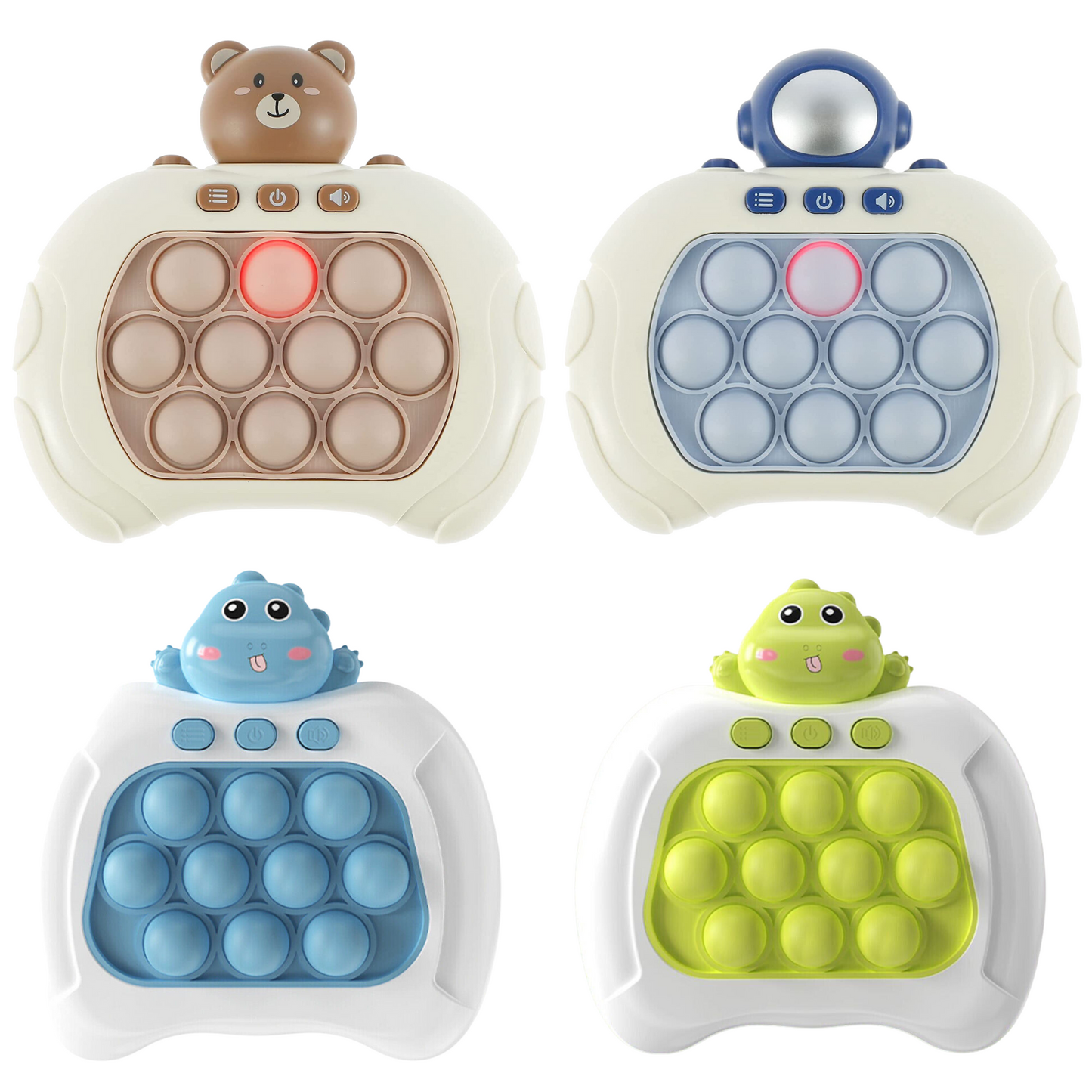 NEW - Quick Push Pop It Game Console