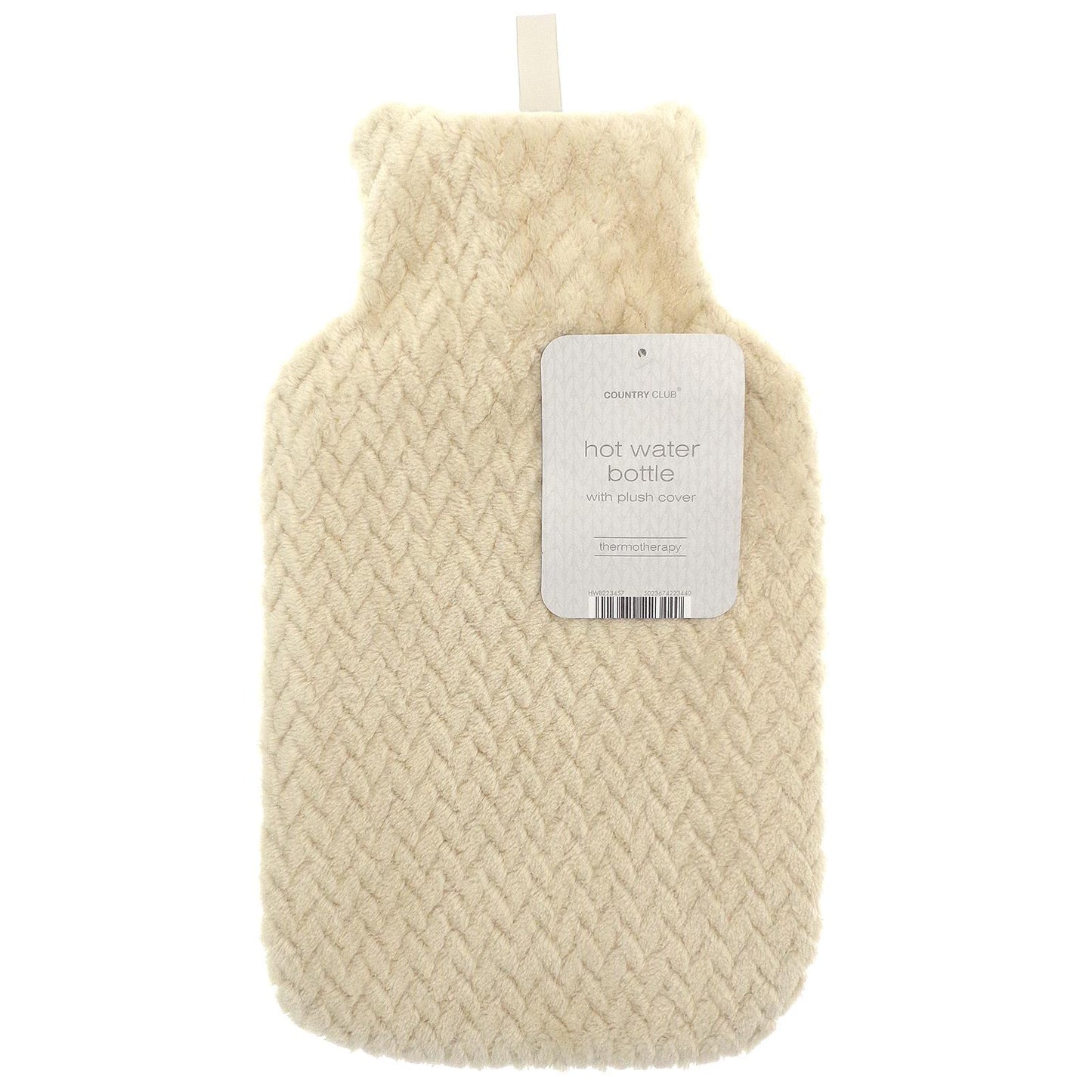 2L Hot Water Bottle with Soft Plush Cover