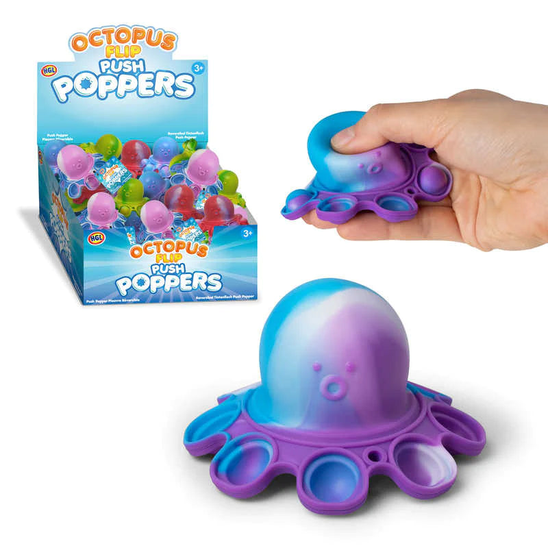 Push Pop Reversible Octopus Fidget