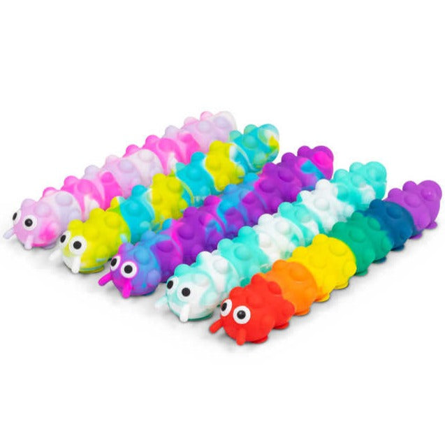 3D Light Up Suction Caterpillar Fidget Toy