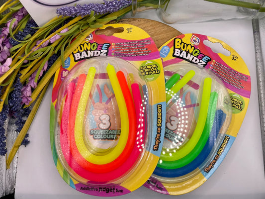 Bungee Bandz Sensory Monkey Noodles x3 pack