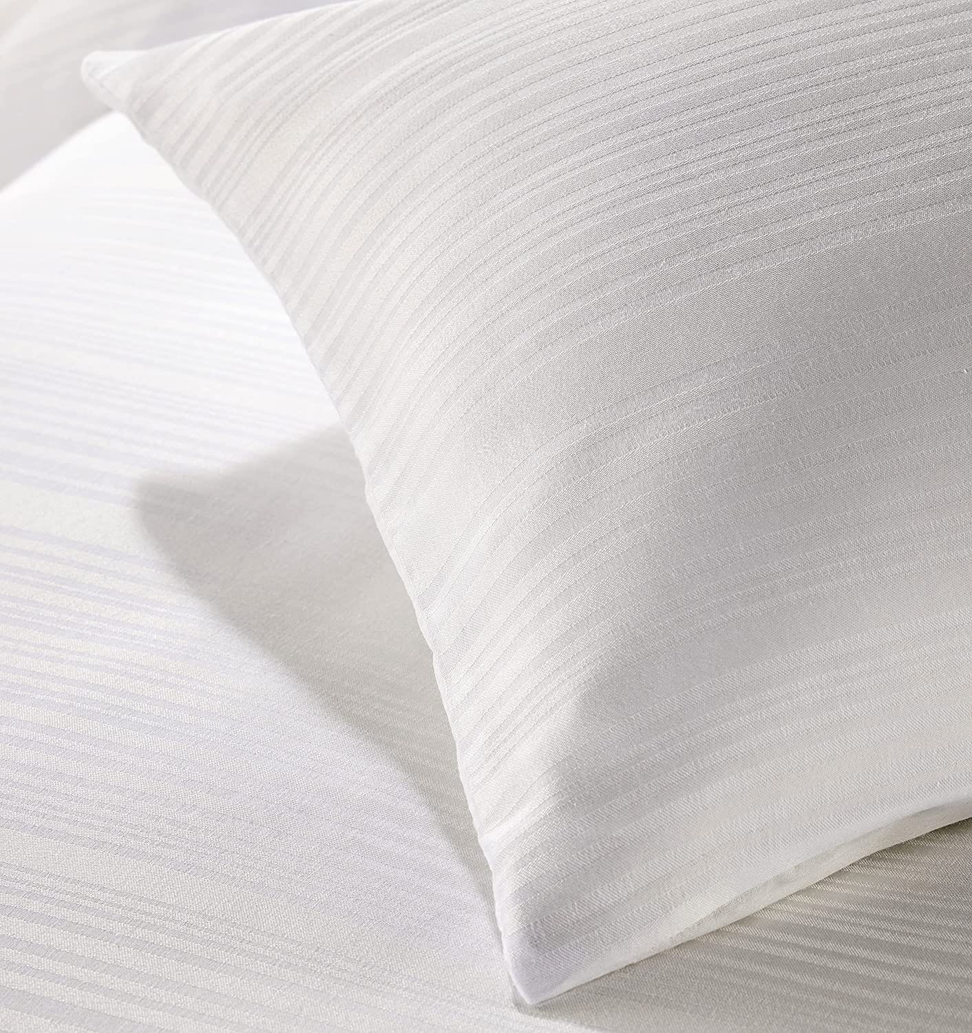 Hotel Grade Stripe Jacquard Duvet Cover Set