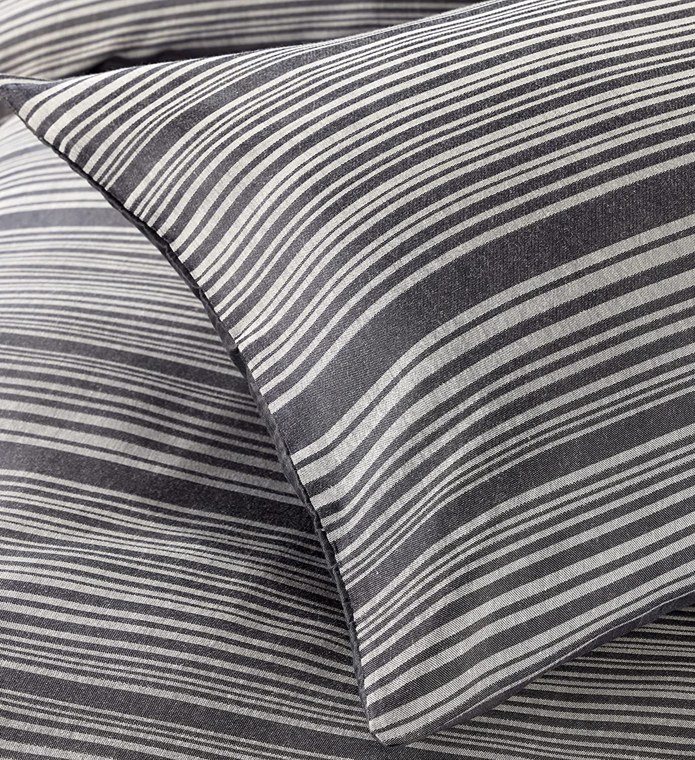 Hotel Grade Stripe Jacquard Duvet Cover Set