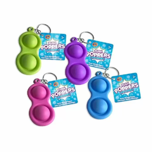 Flexi Push Pop Dimple Keyring