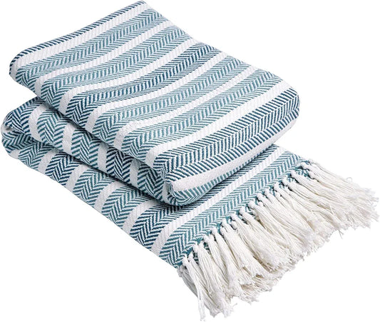 Zara Chevron Throw 100% Cotton