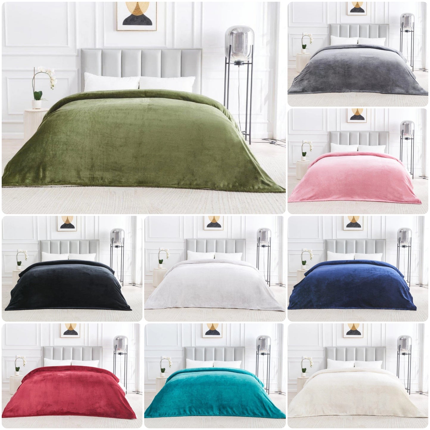 Ultra Soft Flannel Lightweight Blanket