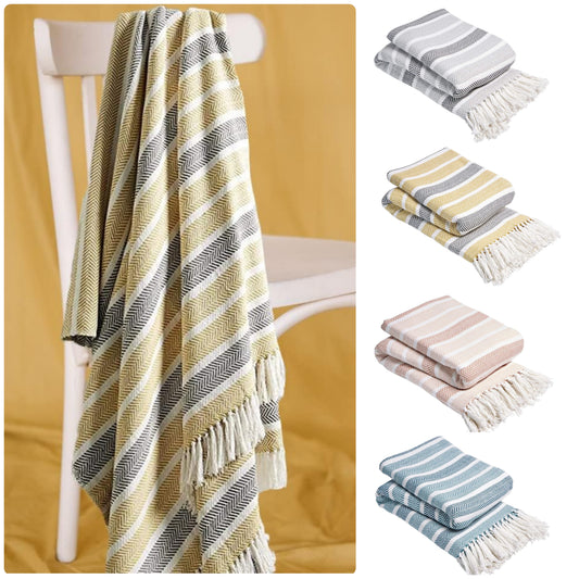 Zara Chevron Throw 100% Cotton