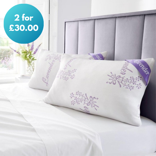 Lavender Infused Memory Foam Pillow