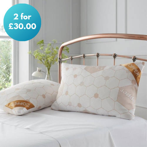 Copper Infused Memory Foam Pillow