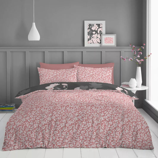 Lily Floral - Complete Collection Duvet Set With Fitted Sheet
