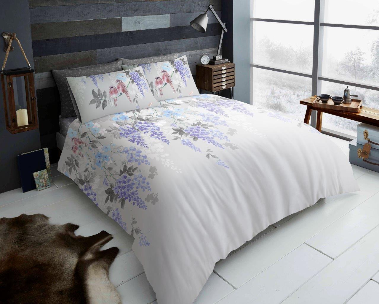 Heather - Complete Collection Duvet Set With Fitted Sheet