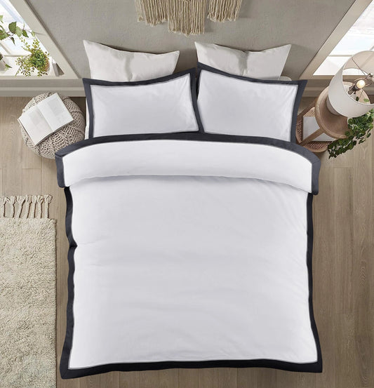 Hotel Collection Monarch Duvet Cover & Pillowcase Set | 4 Colours