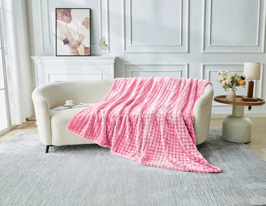 Super Thick Jacquard Bubble Throw