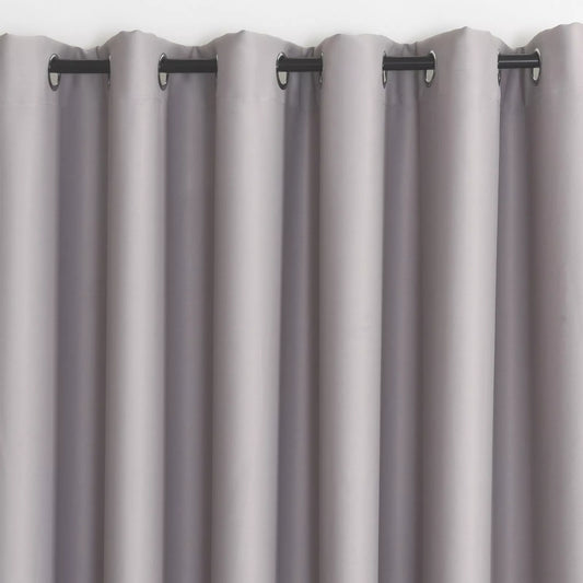 Silver Thermal Blackout Curtain Pair