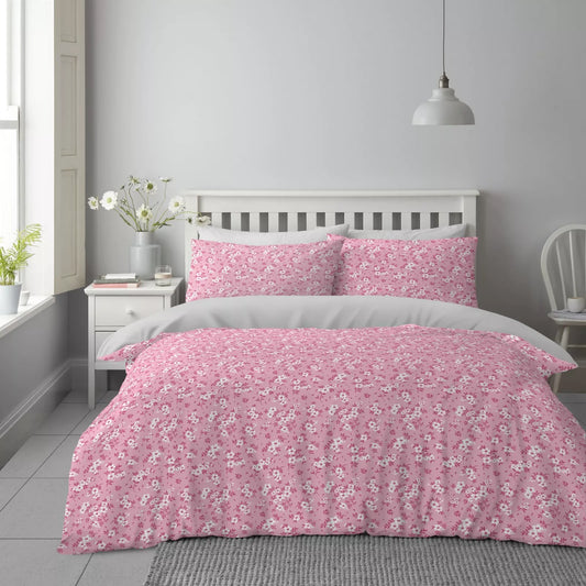 Claudia Floral - Complete Collection Duvet Set With Fitted Sheet