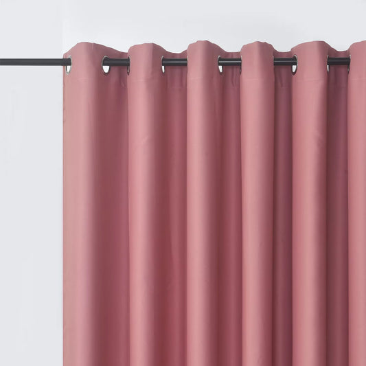 Pale Pink Thermal Blackout Curtain Pair