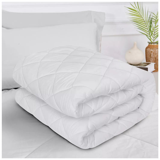 White Extra Deep Quilted Mattress Protector