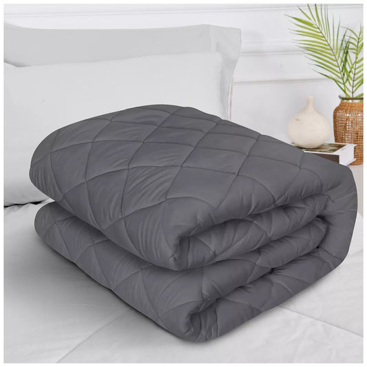 Charcoal Extra Deep Quilted Mattress Protector