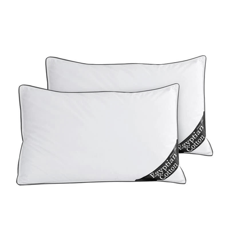 Egyptian Cotton Luxury Anti-Allergy Pillow Pair