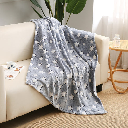 Glow In The Dark Galaxy Blanket