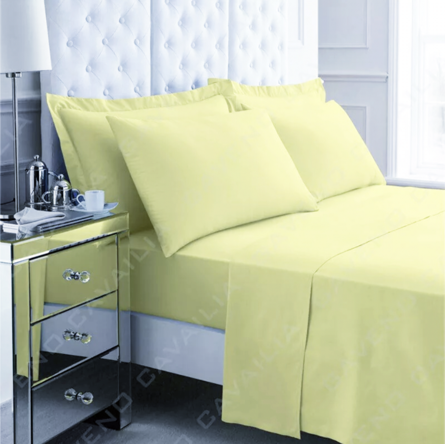 Easycare Percale Flat Sheet - Various Colours