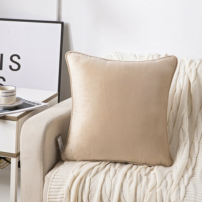 Soft Velour Cushion Cover 18"