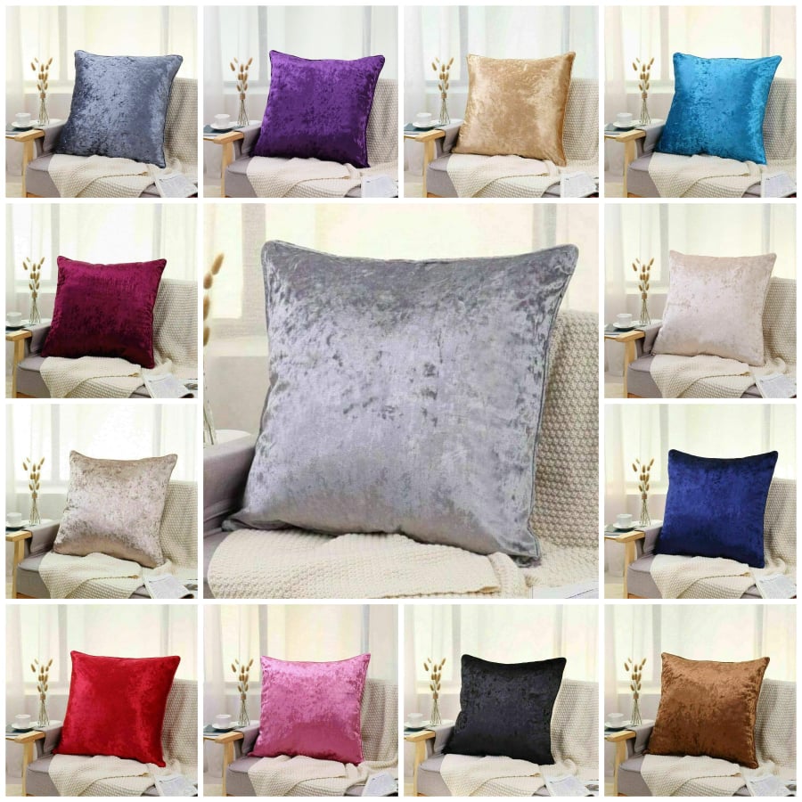 Crushed Velvet Cushion Cover 18"