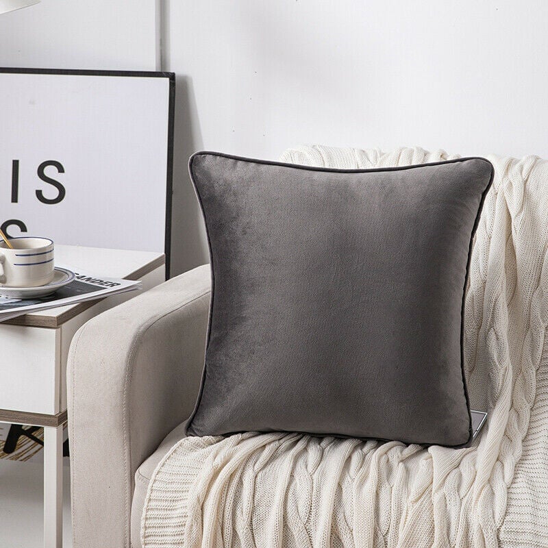 Soft Velour Velvet Cushion Cover 18"