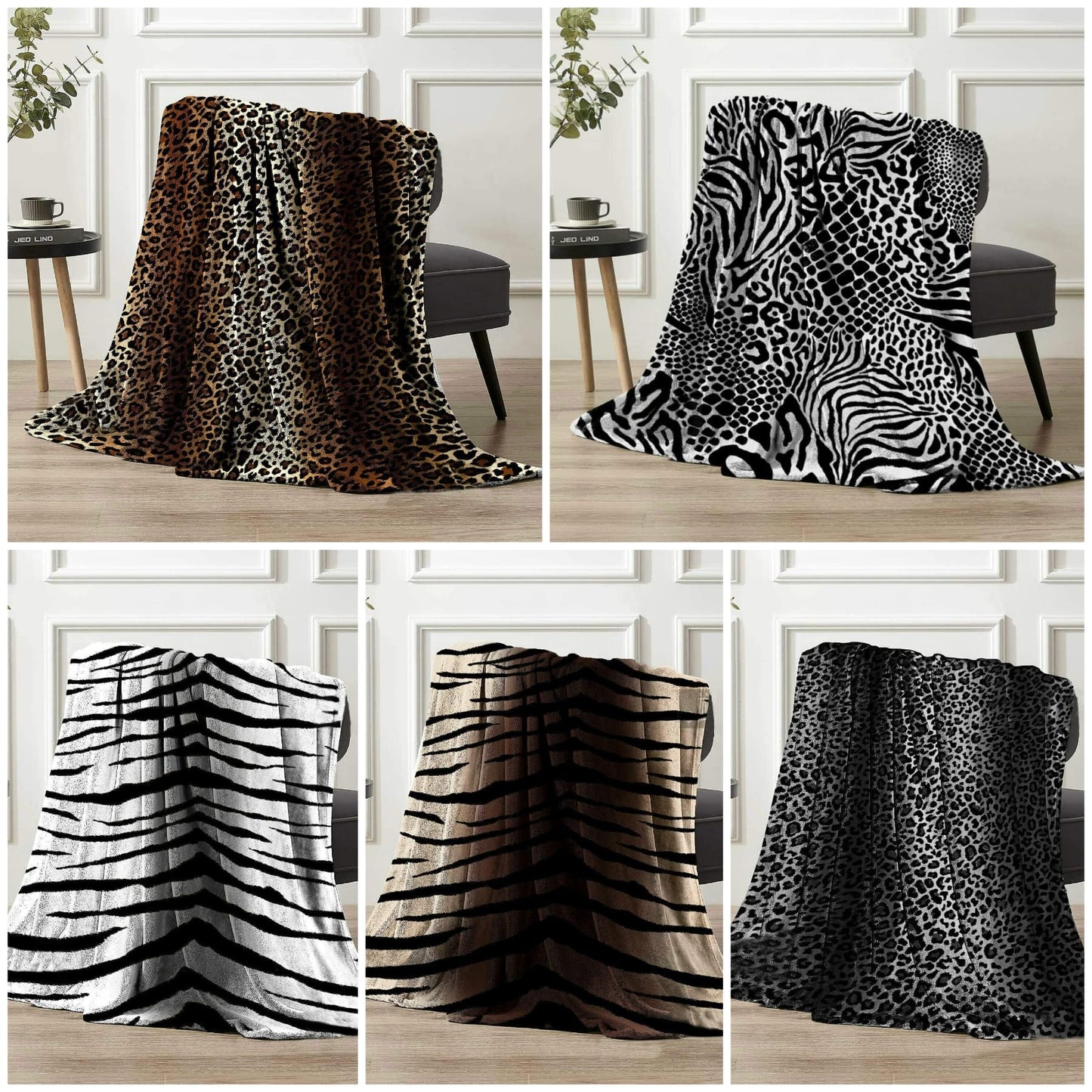 Animal Skin Design Throw