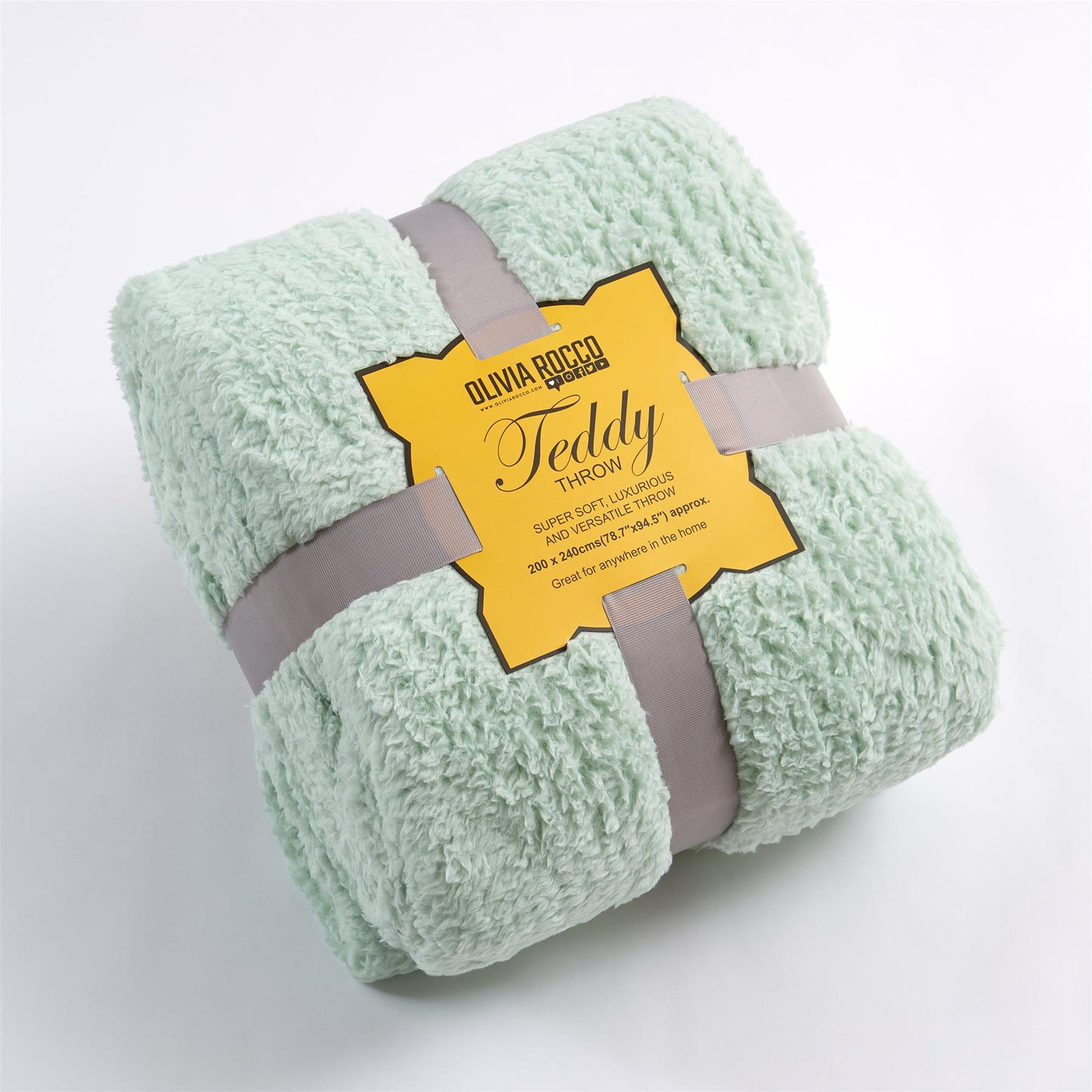 Sherpa Teddy Fleece Throw