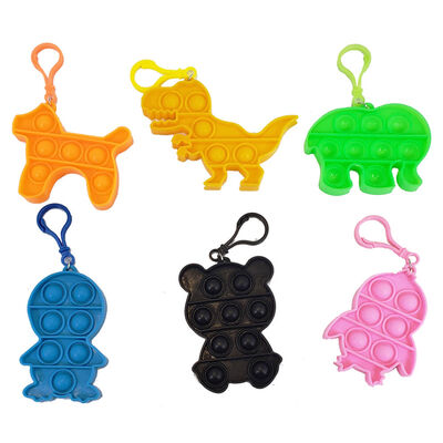 Push Popper Animal Keyring